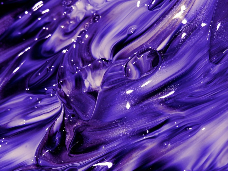 Nail purple